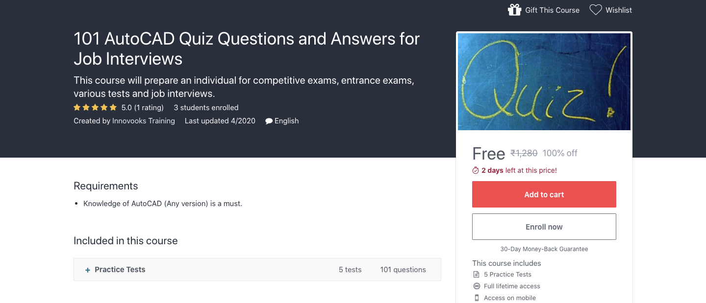autocad quiz questions